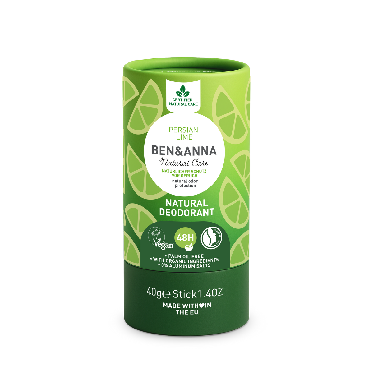 Deodorant Natural Ben&Anna Persian Lime 40g Fără Aluminiu Vegan