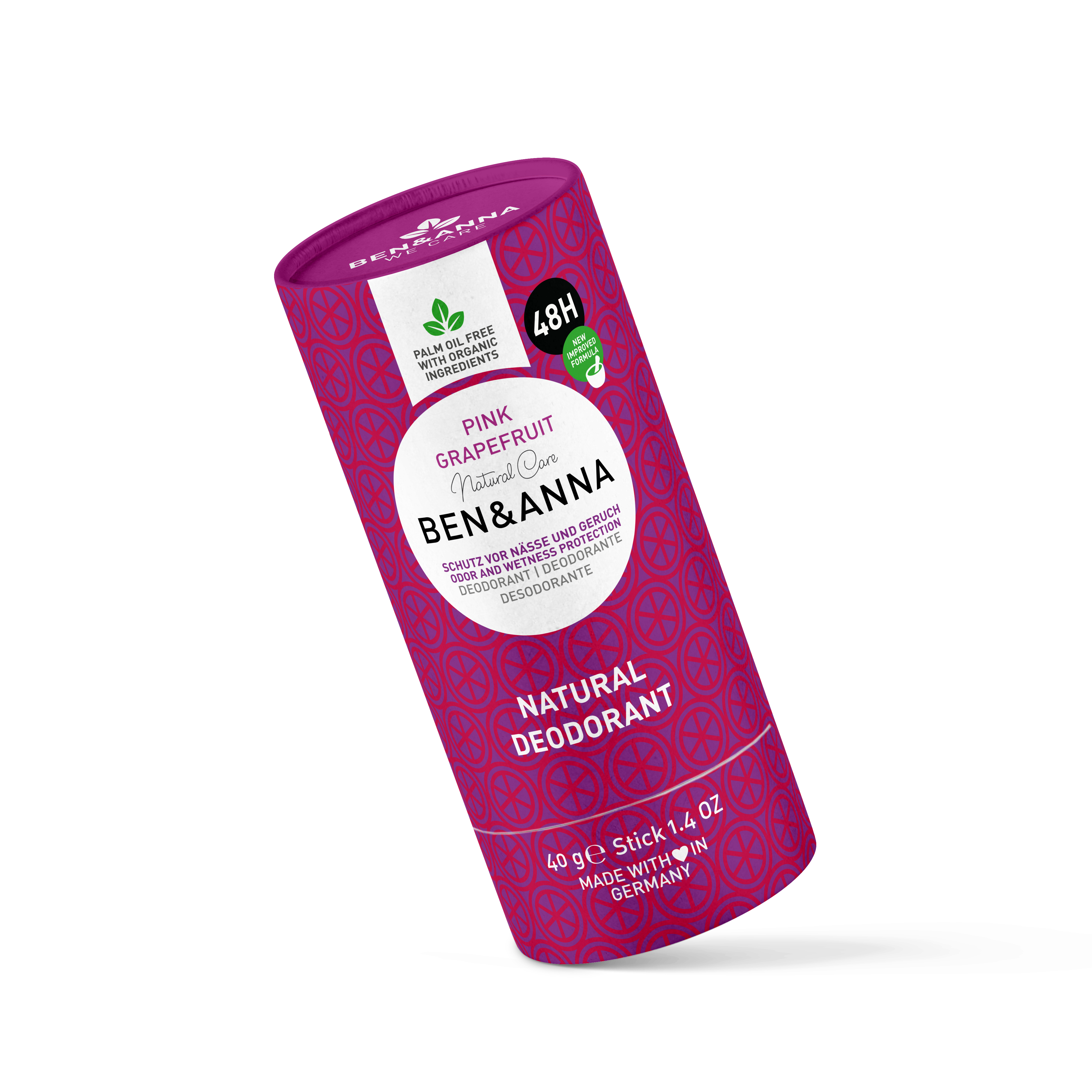 Deodorant Natural Tub Pink Grapefruit 40g