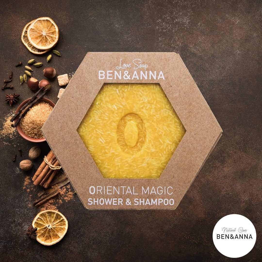 Șampon și Gel de Duș Solid Love Soap Oriental Magic 60g