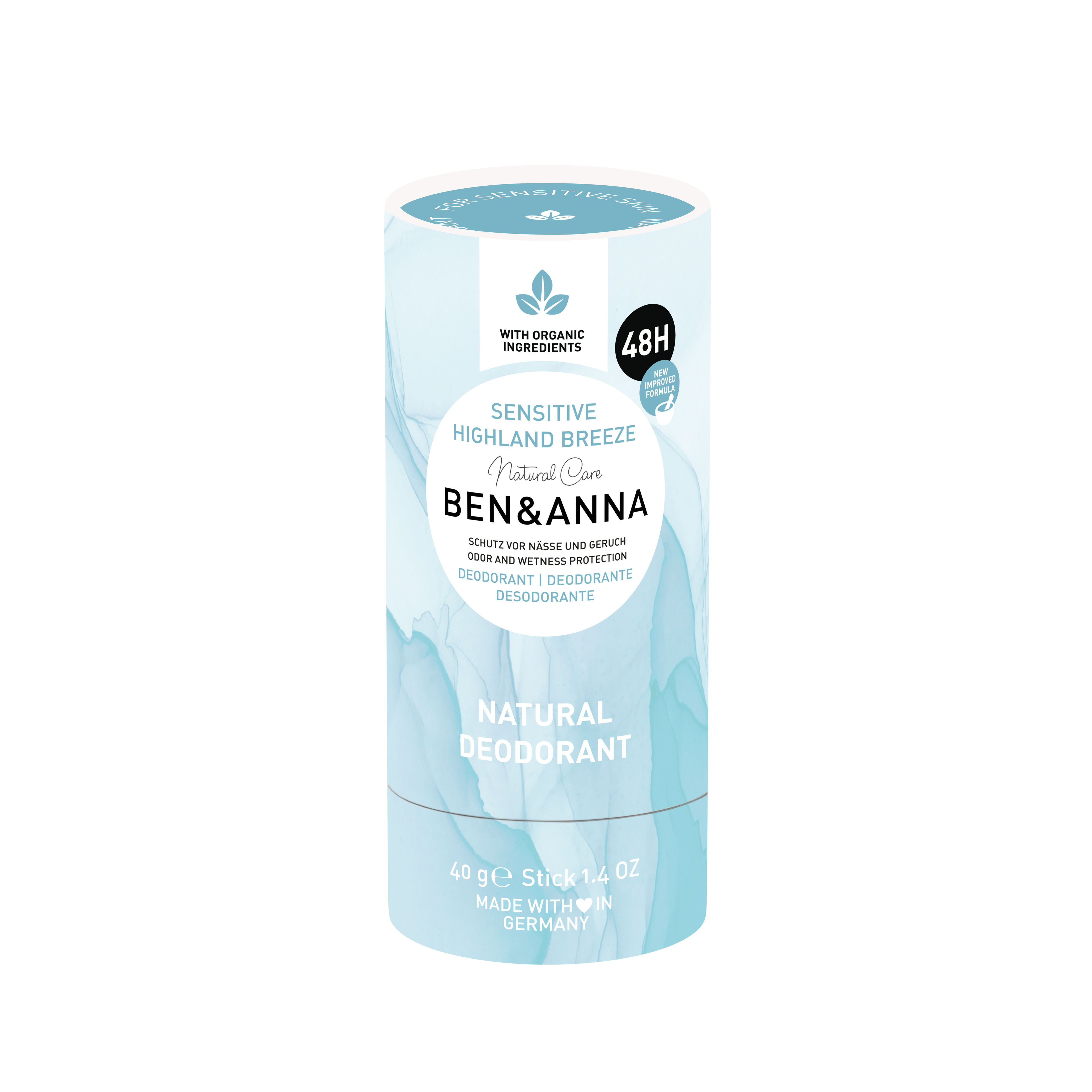 Deodorant Tub Sensitive Highland Breeze 40g