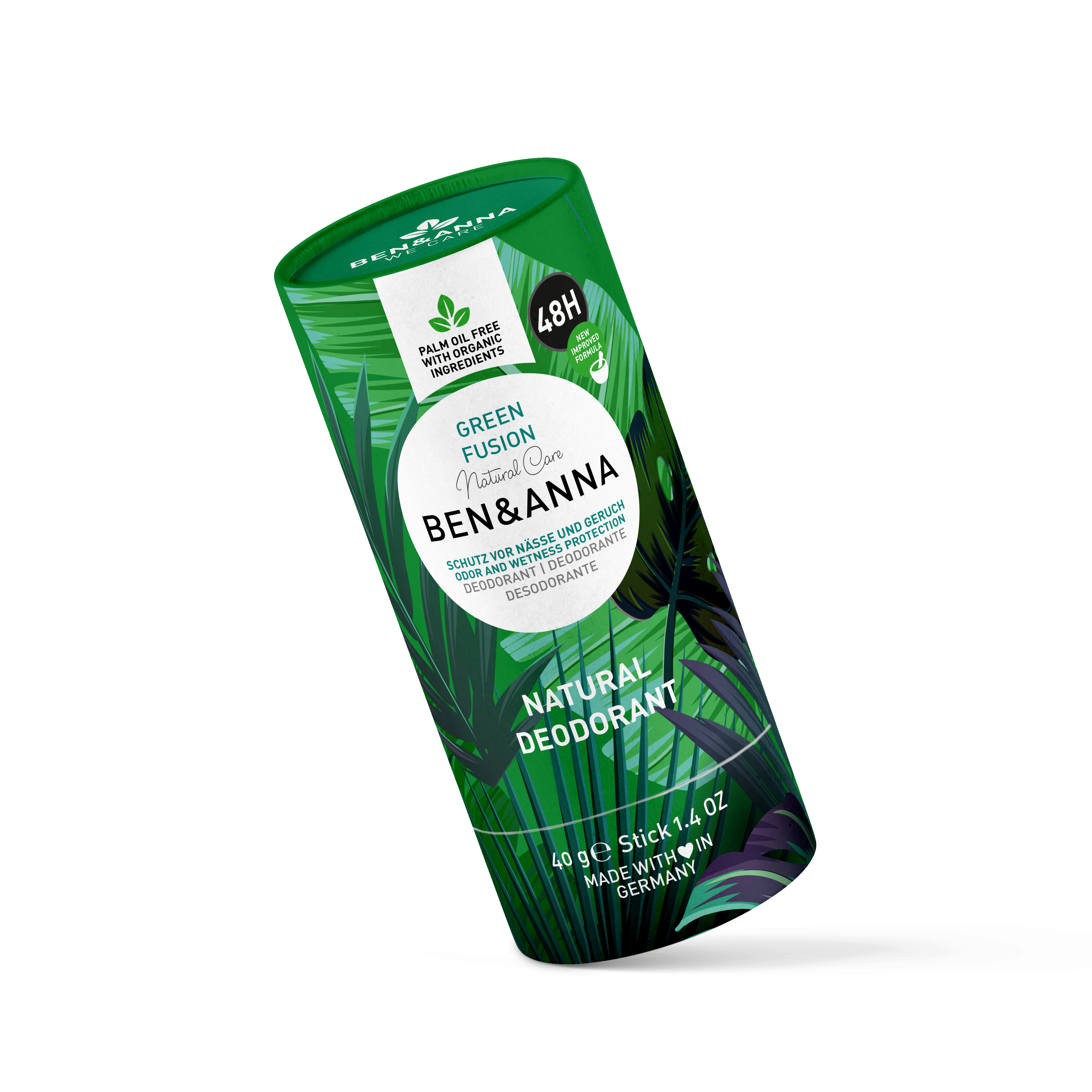 Deodorant Natural Tub Green Fusion 40g